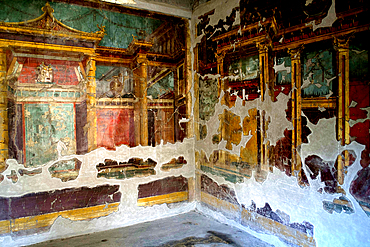 Villa of Mysteries, Pompeii, UNESCO World Heritage Site, Campania, Italy, Europe