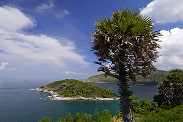 Phromthep Cape, view of Nai Harn beach, Phuket, Thailand, Southeast Asia, Asia