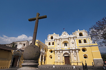 La Merced church, Antigua, UNESCO World Heritage Site, Guatemala, Central America