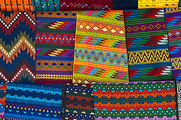 Textiles, Santiago Atitlan, Lake Atitlan, Guatemala, Central America