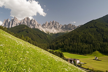 Odle Group, Funes Valley (Villnoss), Dolomites, Trentino Alto Adige, South Tyrol, Italy, Europe