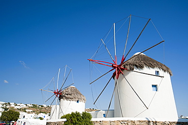 Windmill, Mykonos Town, Chora, Mykonos, Cyclades, Greek Islands, Greece, Europe