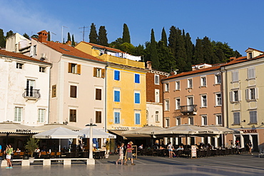 Tartini Square, Piran, Slovenia, Europe