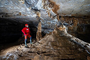 Krizna Jama cave, Grahovo, Slovenia, Europe