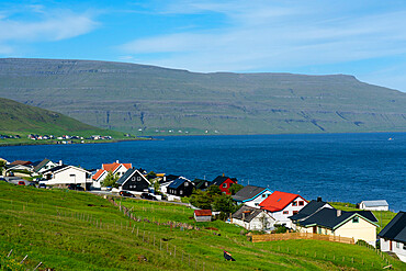 Kollafjordur, Streymoy Island, Faroe Islands, Denmark, Europe