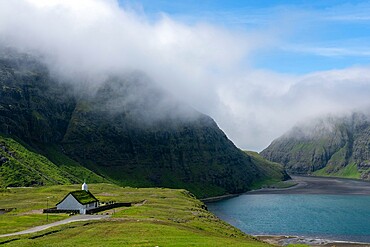 Saksun, Streymoy Island, Faroe Islands, Denmark, Europe