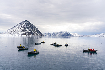 Lillyhookbreen glacier, Spitsbergen, Svalbard Islands, Norway.