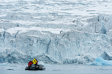 Lillyhookbreen glacier, Spitsbergen, Svalbard Islands, Norway.