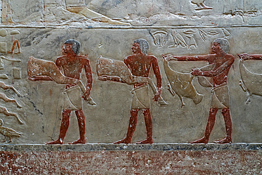 Tomb of princess Seshseshet Idut, complex of Saqqara, Egypt.