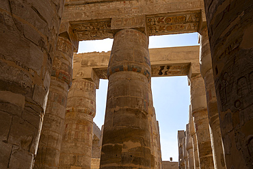 Temple of Amun, Temple complex of Karnak, UNESCO World Heritage Site, Thebes, Egypt, North Africa, Africa