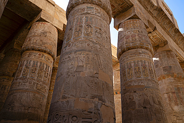 Temple of Amun, Temple complex of Karnak, UNESCO World Heritage Site, Thebes, Egypt, North Africa, Africa