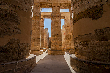 Temple of Amun, Temple complex of Karnak, UNESCO World Heritage Site, Thebes, Egypt, North Africa, Africa