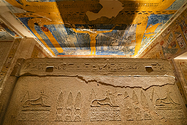 Ramses IV tomb, Valley of the Kings, Luxor, Egypt.