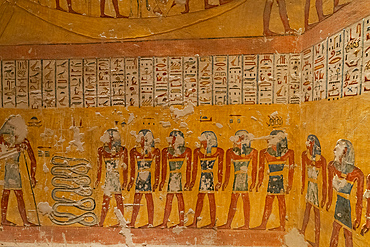 Ramses IV tomb, Valley of the Kings, Luxor, Egypt.