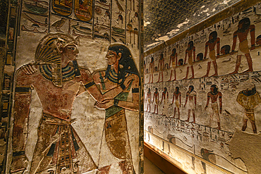 Tomb of Seti I, Valley of the Kings, UNESCO World Heritage Site, Thebes, Luxor, Egypt, North Africa, Africa