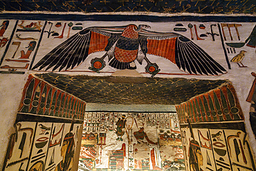 Tomb of Nefertari, Valley of the Queens, UNESCO World Heritage Site, Thebes, Egypt, North Africa, Africa