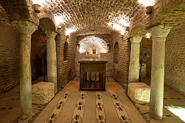 Cavern Church, known as Abu Serga, Christian Coptic church, Cairo, Egypt.