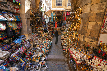 Khan Al-Khalili market, Cairo, Egypt.