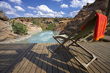 Restcamp pool in Mapungubwe National Park, Limpopo Province, South Africa, Africa