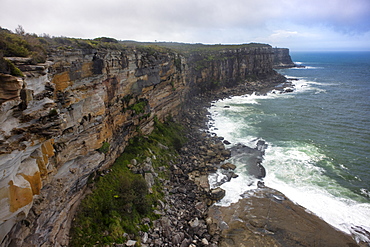 Australian coast above Manley, Sydney, New South Wales, Australia, Pacific