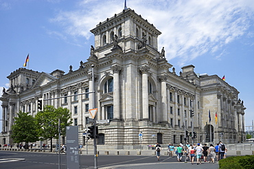 The Reichstag, historic edifice in Berlin, Germany, Europe