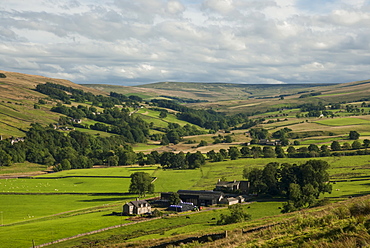 Farming country, Lower Pennines, Northumberland, England, United Kingdom, Europe