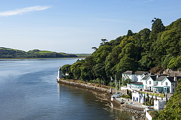 Portmeirion, Harbourside, Estuary, Gwynedd, Wales. United Kingdom, Europe