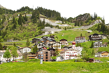 Stuben am Arlberg, ski resort, Vorarlberg, Austria, Europe