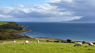 Argyll and Bute looking west to Kintyre, Western Isles of Scotland, United Kingdom, Europe