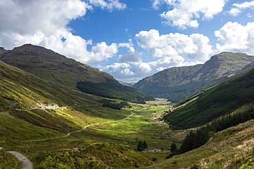 Glen Croe from Rest and be Thankful, Argyll and Bute, Western Scotland, United Kingdom, Europe