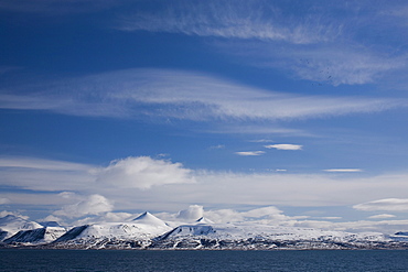 Coastline, Spitsbergen, Svalbard, Norway, Scandinavia, Europe