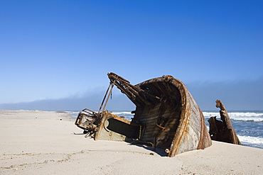 Ship wreck, Skeleton Coast, Namibia, Africa