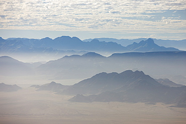 Aerial photo, Sossusvlei, Namib Naukluft National Park, Namibia, Africa