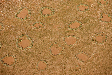 Aerial photo of Magic Circles, Namib Naukluft National Park, Namibia, Africa