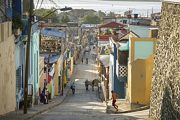 Street scene at the Tivoli neighborhood, Santiago de Cuba, Cuba, West Indies, Caribbean, Central America