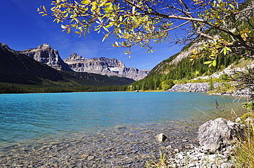 Waterfowl Lake, Banff National Park, UNESCO World Heritage Site, Rocky Mountains, Alberta, Canada, North America