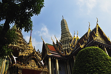 Detail from the Upper Terrace, Grand Palace, Bangkok, Thailand, Southeast Asia, Asia