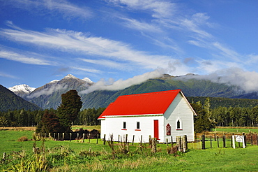 Our Lady of the River community church, Jacobs River, West Coast, South Island, New Zealand, Pacific