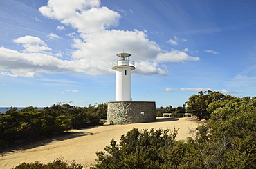 Lighthouse, Cape Tourville, Freycinet National Park, Freycinet Peninsula, Tasmania, Australia, Pacific