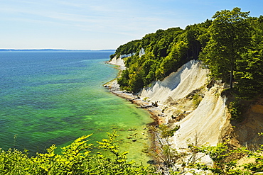 Chalk cliffs, Jasmund National Park, Ruegen Island, Mecklenburg-Vorpommern, Germany, Europe