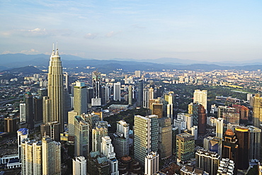 Kuala Lumpur skyline seen from KL Tower, Kuala Lumpur, Malaysia, Southeast Asia, Asia