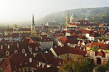 View of Prague from Prague castle, Czech Republic, Europe