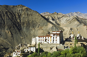 Lamayuru gompa (monastery), Lamayuru, Ladakh, Indian Himalayas, India, Asia