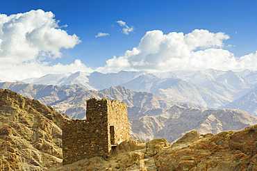 Hemis gompa (monastery) and Ladakh Range, Hemis, Ladakh, Indian Himalayas, India, Asia