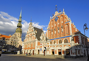 House of the Blackheads (Melngalvju Nams), Town Hall Square (Ratslaukums), Riga, Latvia, Baltic States, Europe