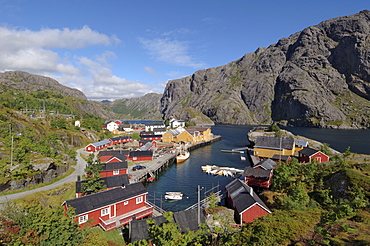 Nusfjord, Flakstadoya, Lofoten Islands, Norway, Scandinavia, Europe