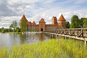 Trakai Castle, Trakai, near Vilnius, Lithuania, Baltic States, Europe