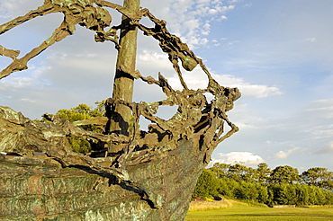 National Famine Monument, commemorating 150 year anniversary of the Irish Famine, Murrisk, near Westport, County Mayo, Connacht, Republic of Ireland, Europe