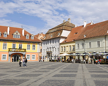 Piata Mare, Sibiu, Transylvania, Romania, Europe