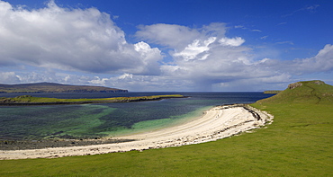 Coral Beach at An Dorneil, Loch Dunvegan, Isle of Skye, Inner Hebrides, Scotland, United Kingdom, Europe